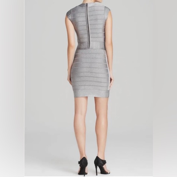 French connection size 2 metallic mini dress - Picture 2 of 16